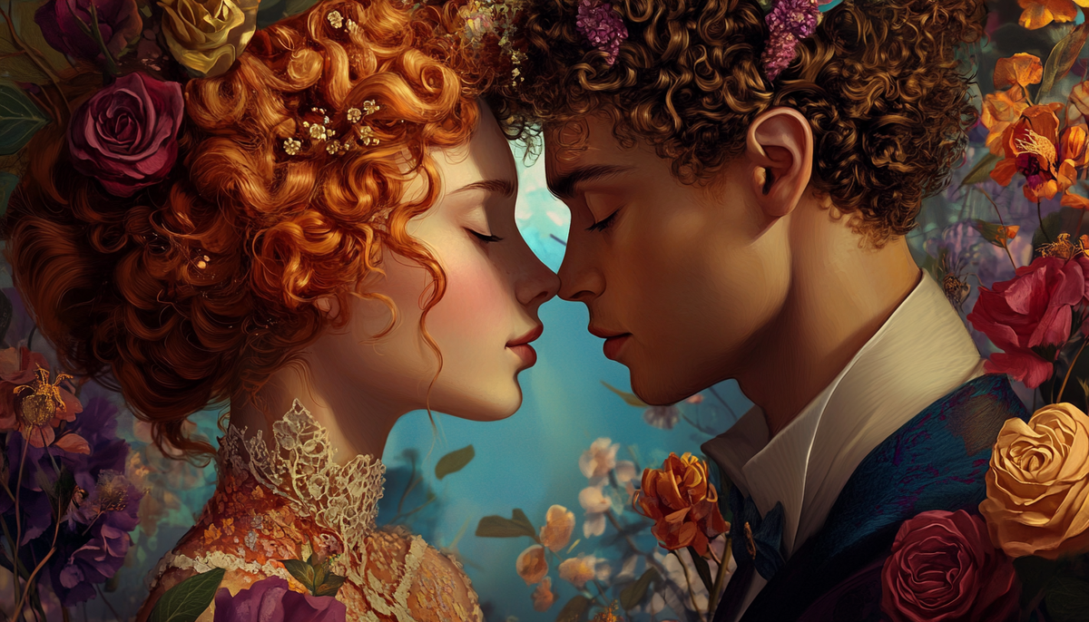 Этапы отношений. Идеализация (нейросетевой рисунок)