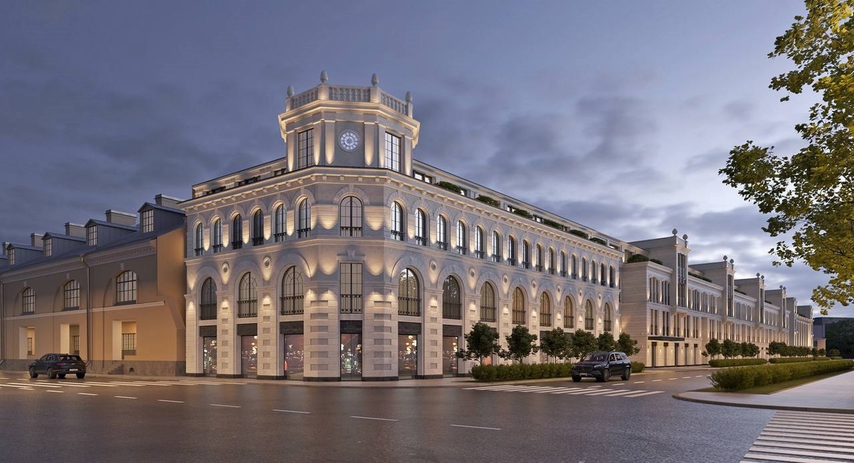 Часовая башня жилого проекта «Евгеньевский». Фото: Formula City