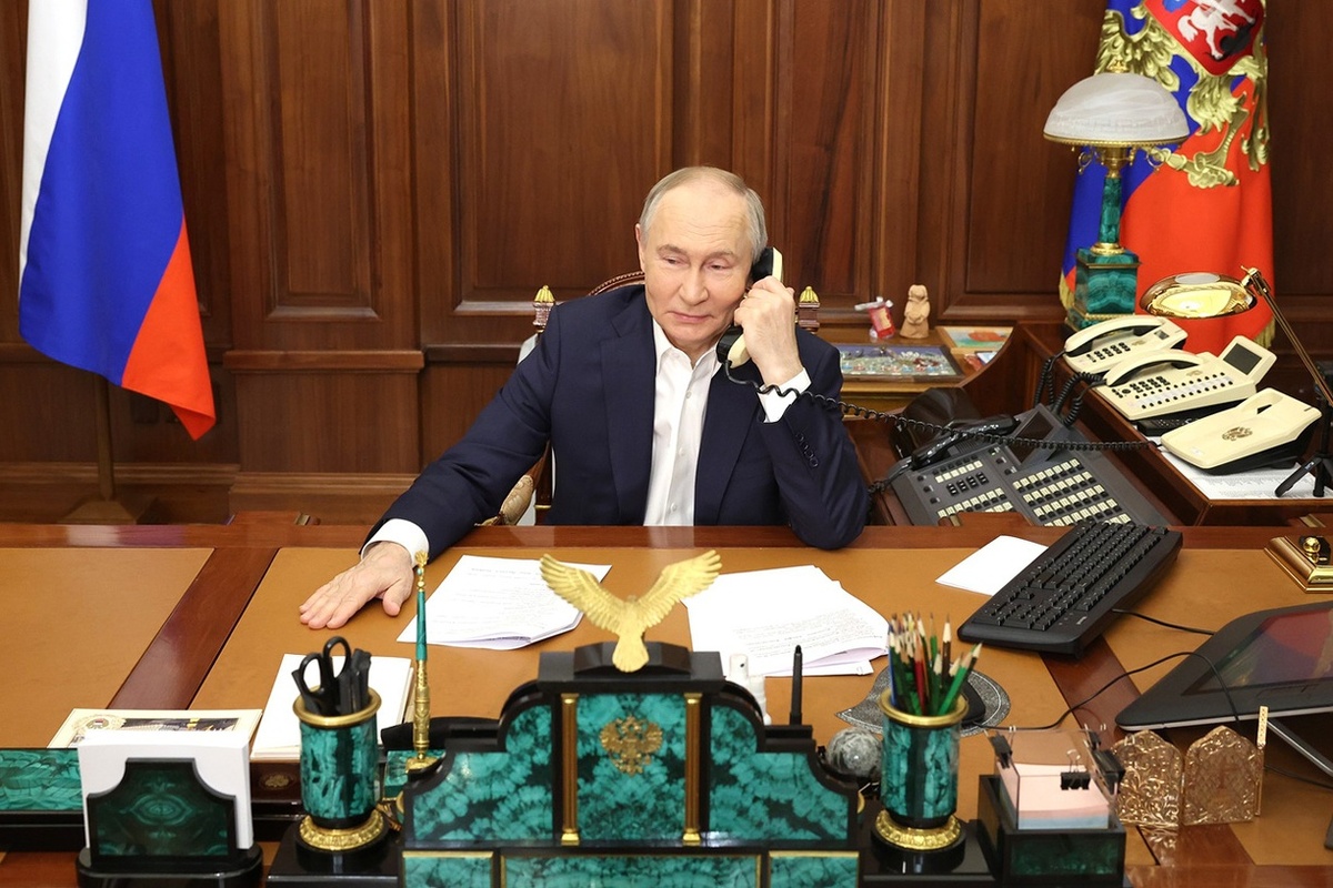 Между президентами России и США состоялся позитивный разговор.  Фото: пресс-служба Администрации президента РФ / kremlin.ru