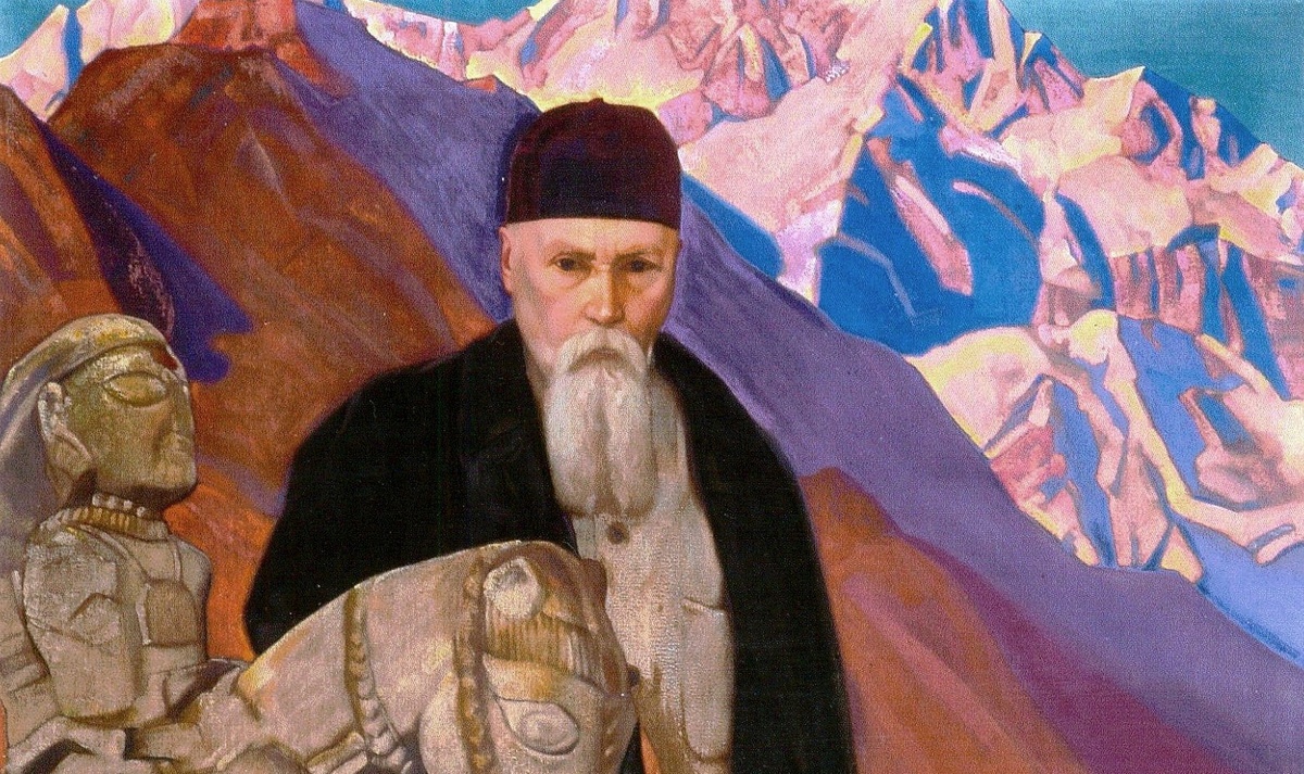 Святослав Рерих. Портрет Н.К. Кериха, фрагмент. 1937 г.