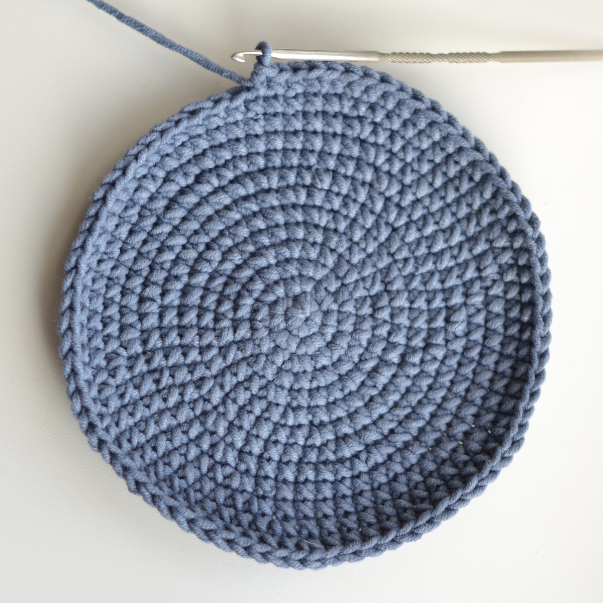 Вяжем круг столбиками без накида