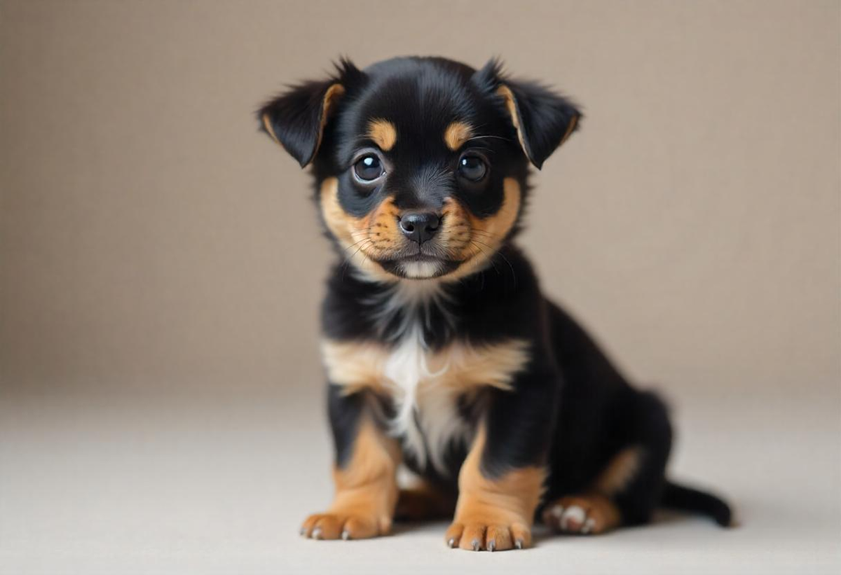 Щенок метис