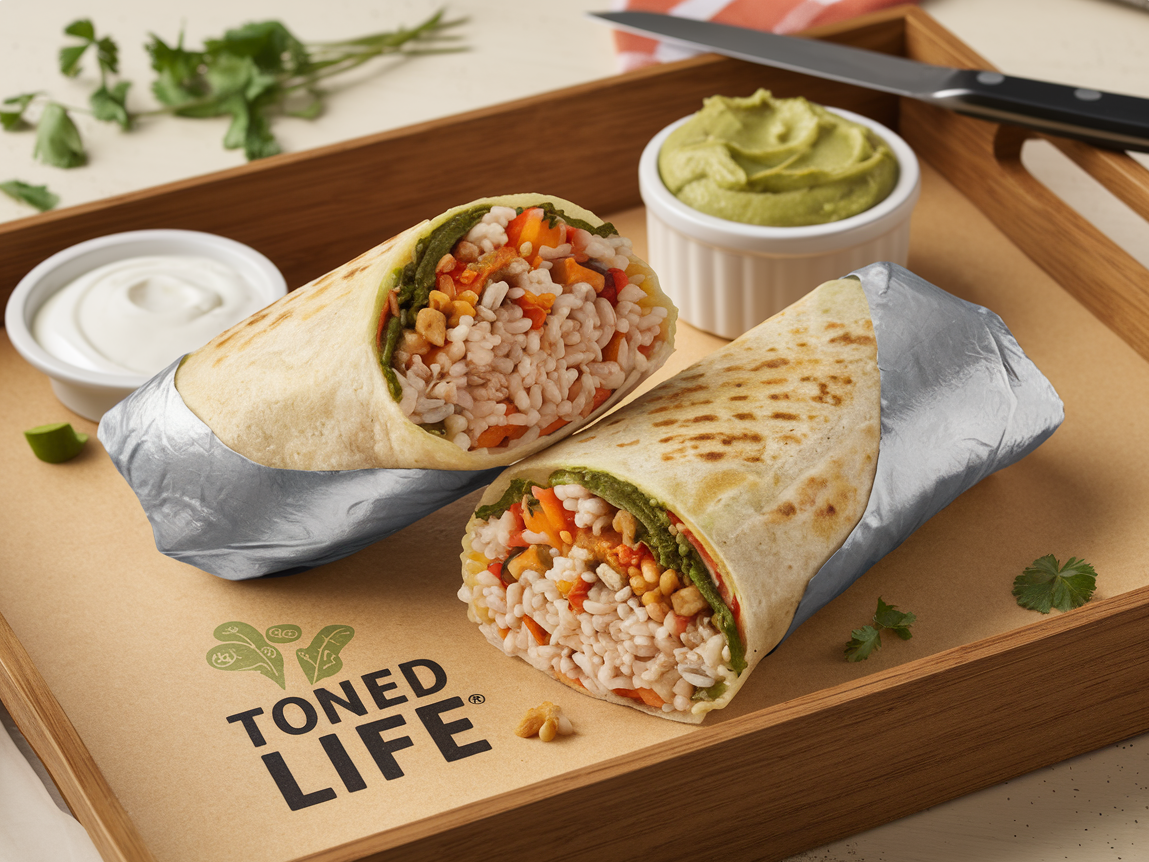 Буррито с курицей и рисом