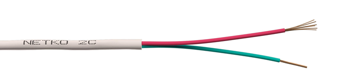 Кабель Телефонный 2с, CCS, круглый, Netko Optima