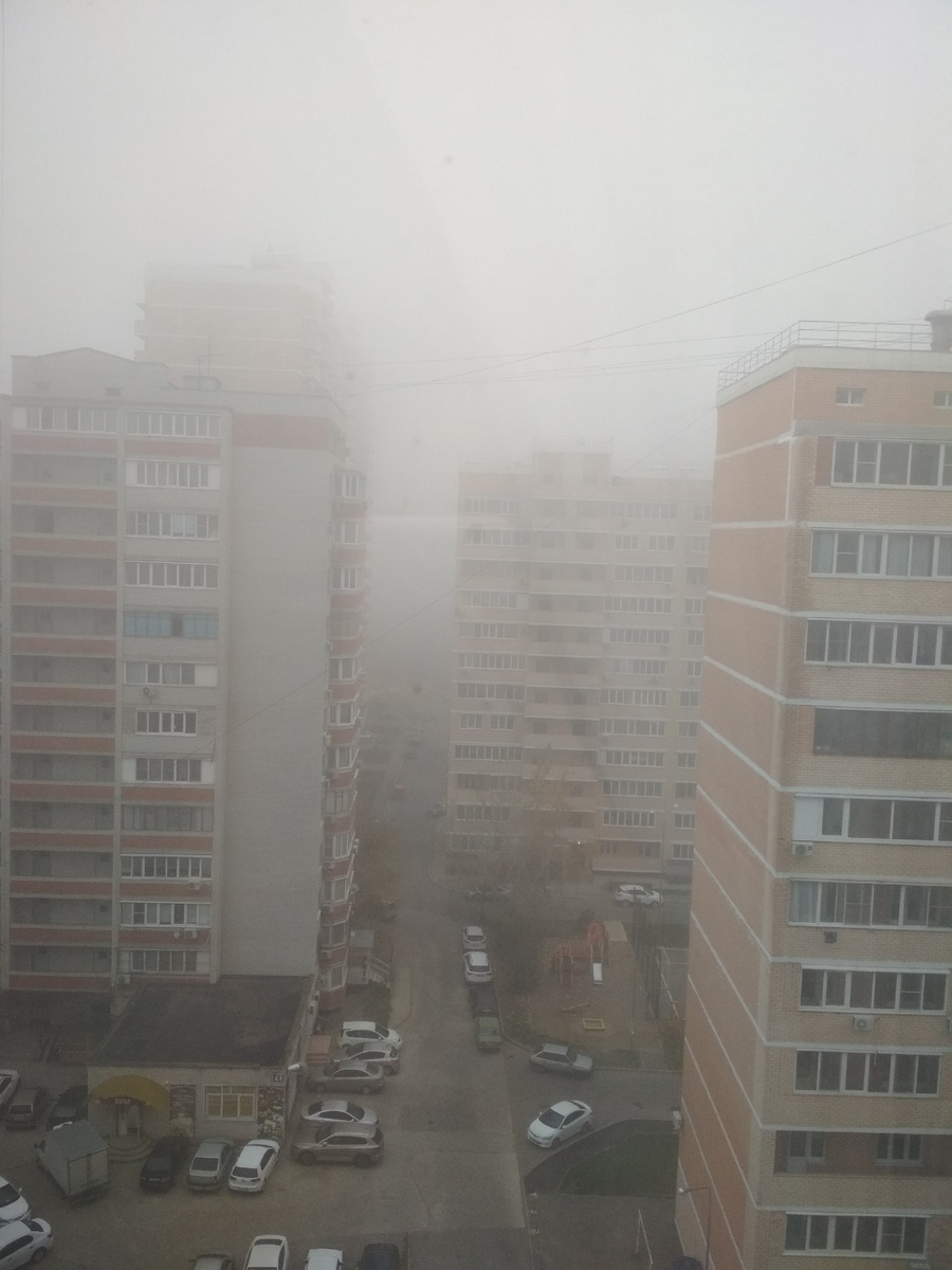 Ну что всё деревня да деревня? Вот вам туманы зимнего Краснодара! Декабрь, 2019
