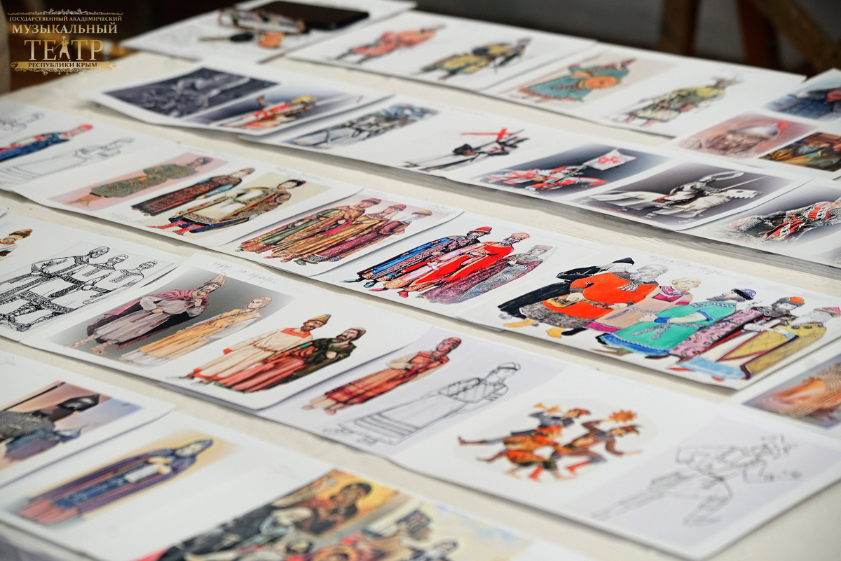 Эскизы костюмов для спектакля «Александр Невский»
Фото предоставлено пресс-службой музтеатра