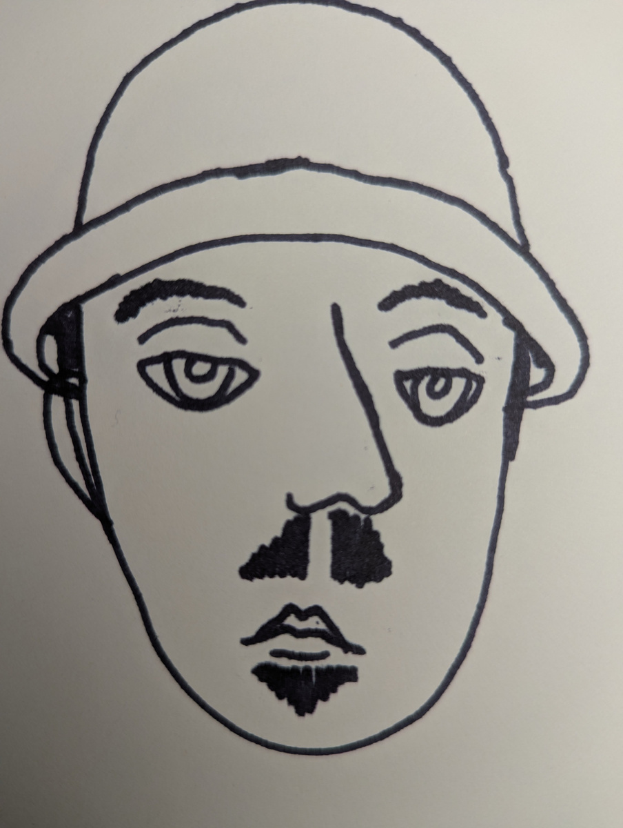 Смурного дядьку рисовала ГГ канала))