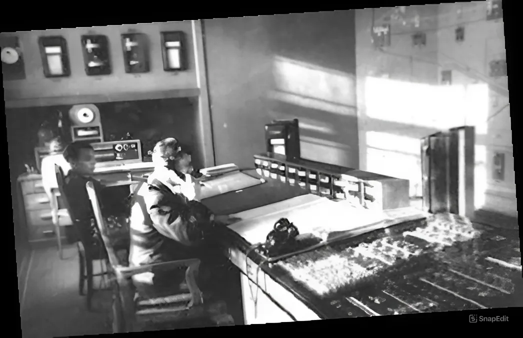 Диспетчерский пункт Мосэнерго в годы Великой Отечественной войны
