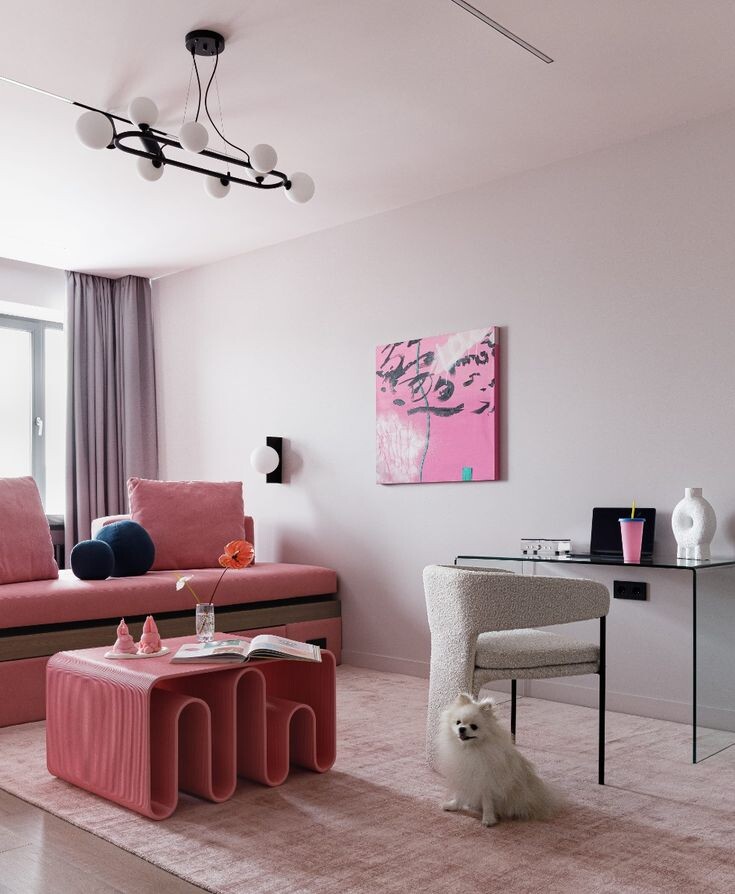 Фотография интерьера дизайн-студии Полины Агафоновой