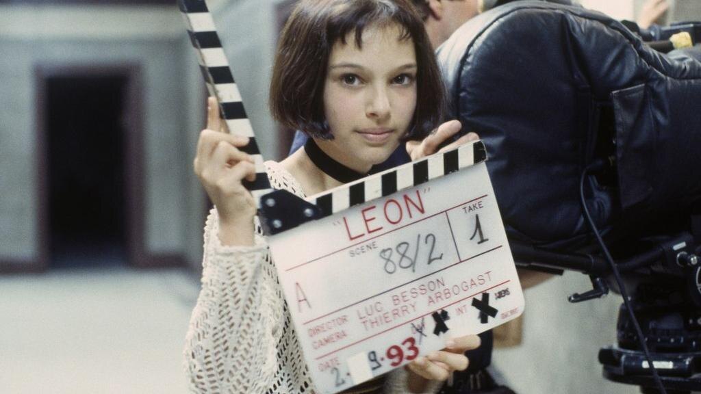 Фото со съёмок фильма "Леон"