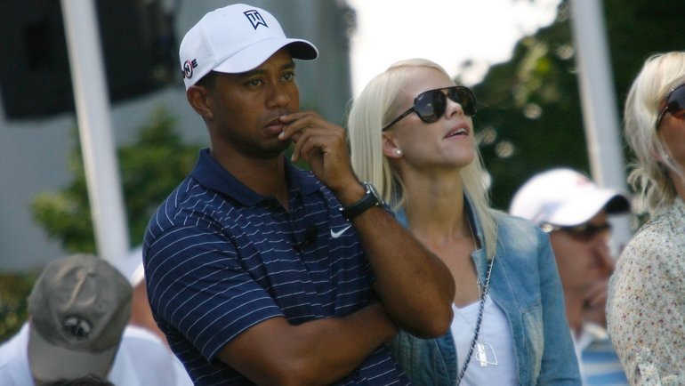   Тайгер Вудс и Элин Нордегрен. Global Look Press
