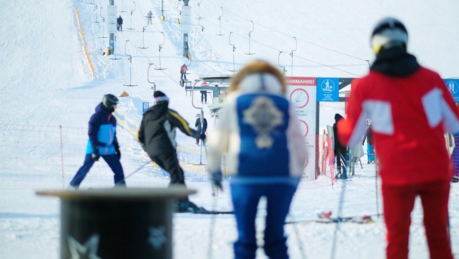    Горнолыжный курорт. Иллюстрация. Автор фото: Беликов Валентин