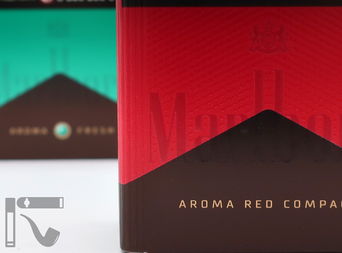 Сигареты Marlboro Aroma. Фото: © канал "Уголок Курильщика"