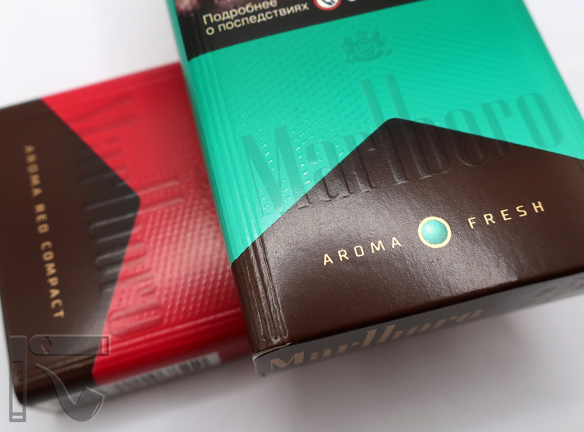 Сигареты Marlboro Aroma. Фото: © канал "Уголок Курильщика"