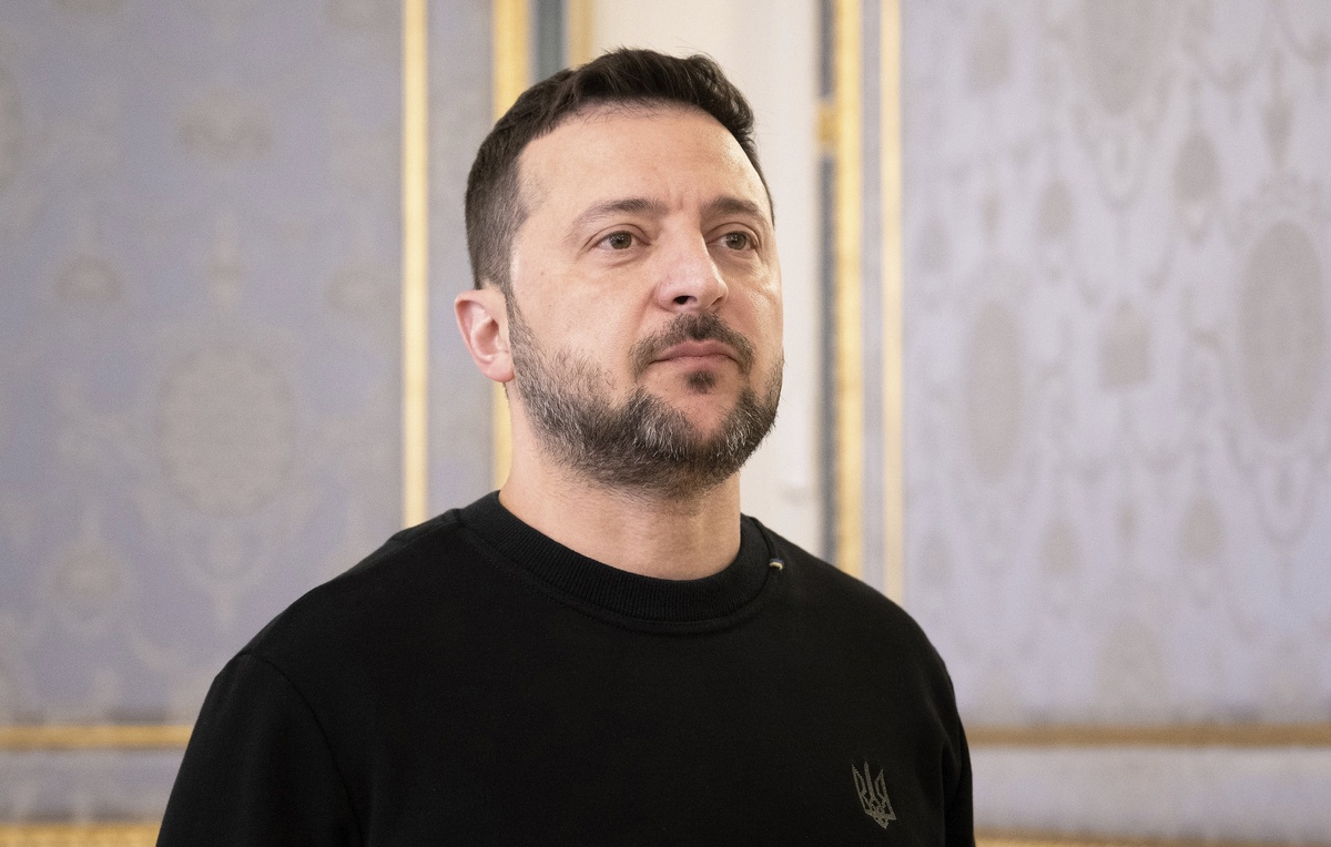    Владимир Зеленский  Brendan Smialowski/Pool Photo via AP