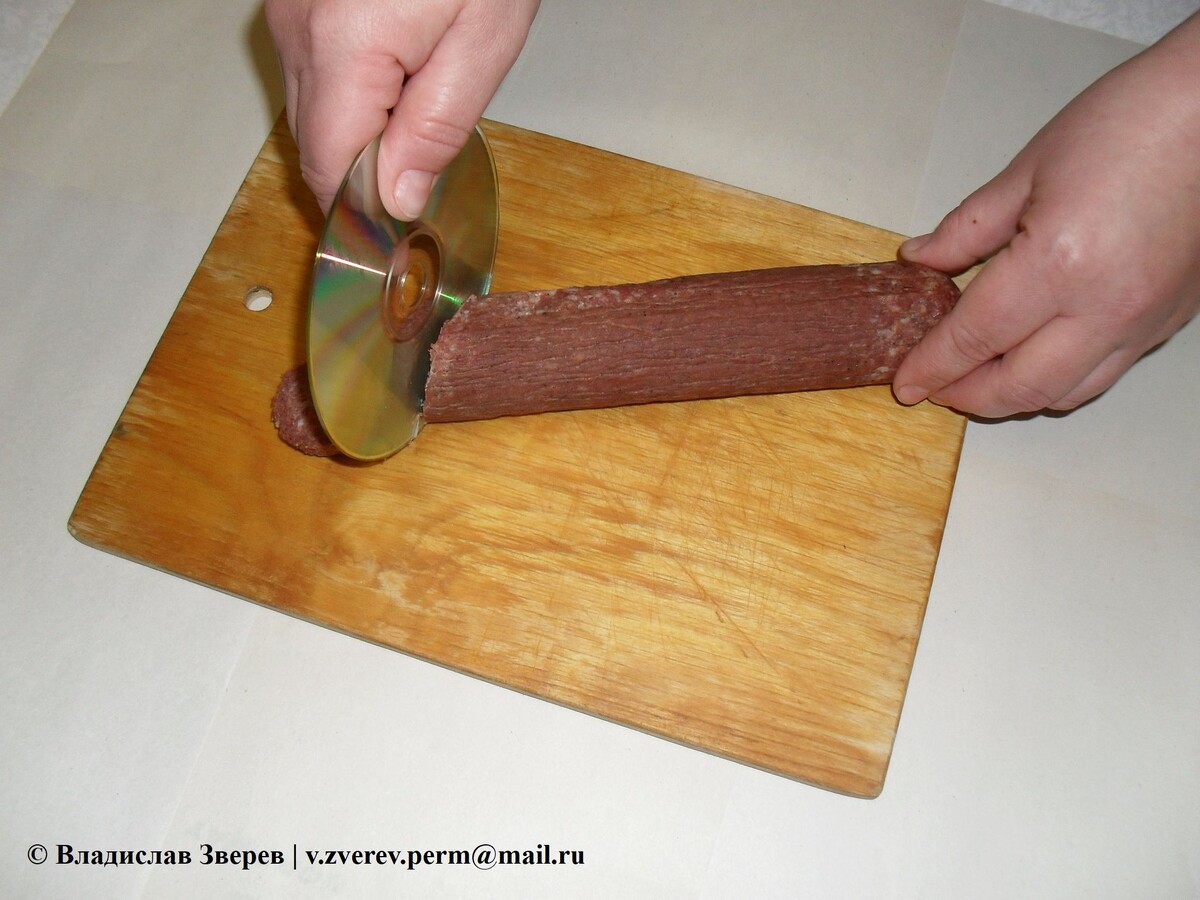 Фото 2. Нетрадиционное использование оптического диска.