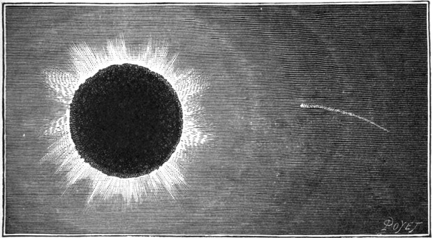 Зарисовка затмения 1882 года. 