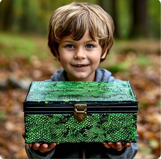 Мальчик, рожденный в год Кота, нашел в чаще коробку