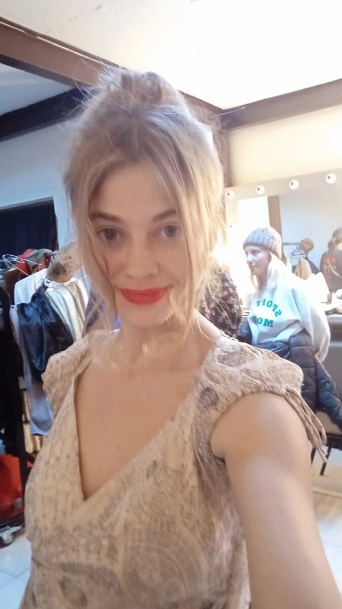 В гримёрке уже в Грузии