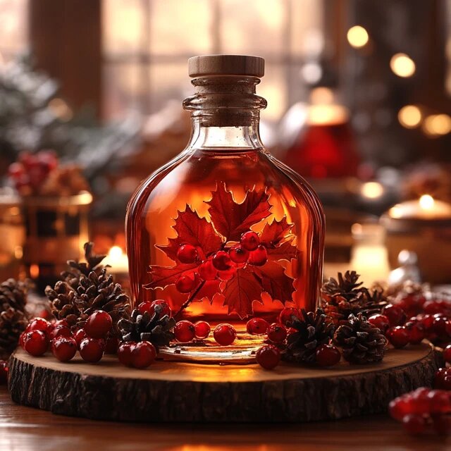 В 100 г кленового сиропа около 60% составляют сахара