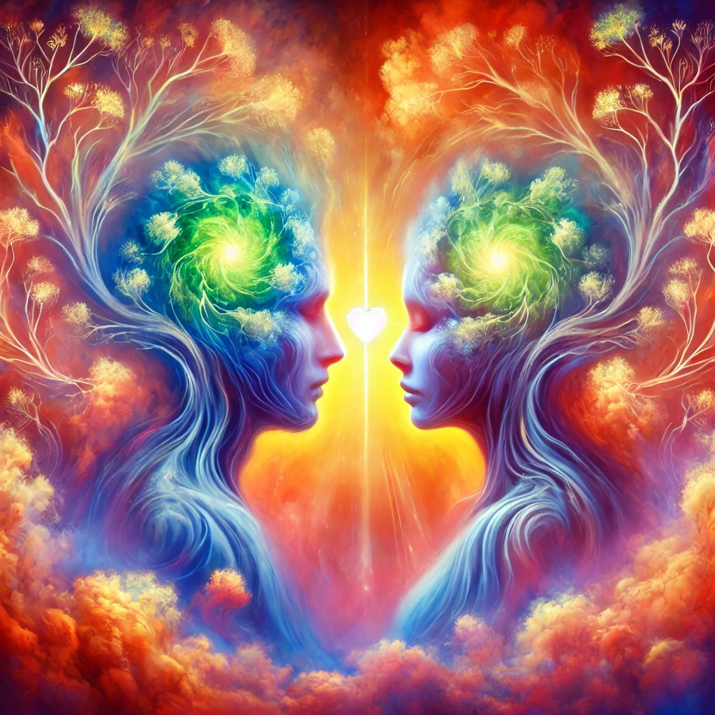 Атмосфера эмоций, гормонов и энергетической связи между людьми