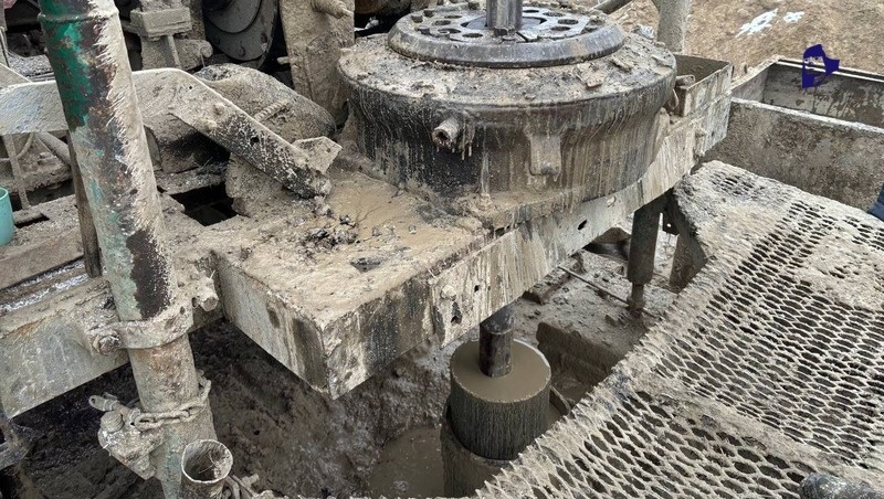    Процесс бурения скважины Фото: Вероника Николаева / / ИА «Победа26»