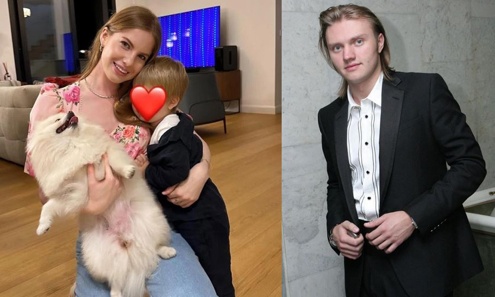 На фото Габриелла Мерман с сыном. Говорят, мальчик растет очень похожим на своего папу. 