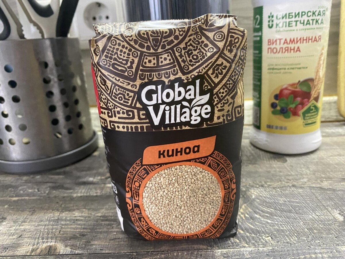 Киноа в пакете. Фото автора