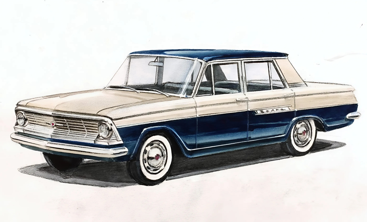 Прототип "Волги" 1962 год
