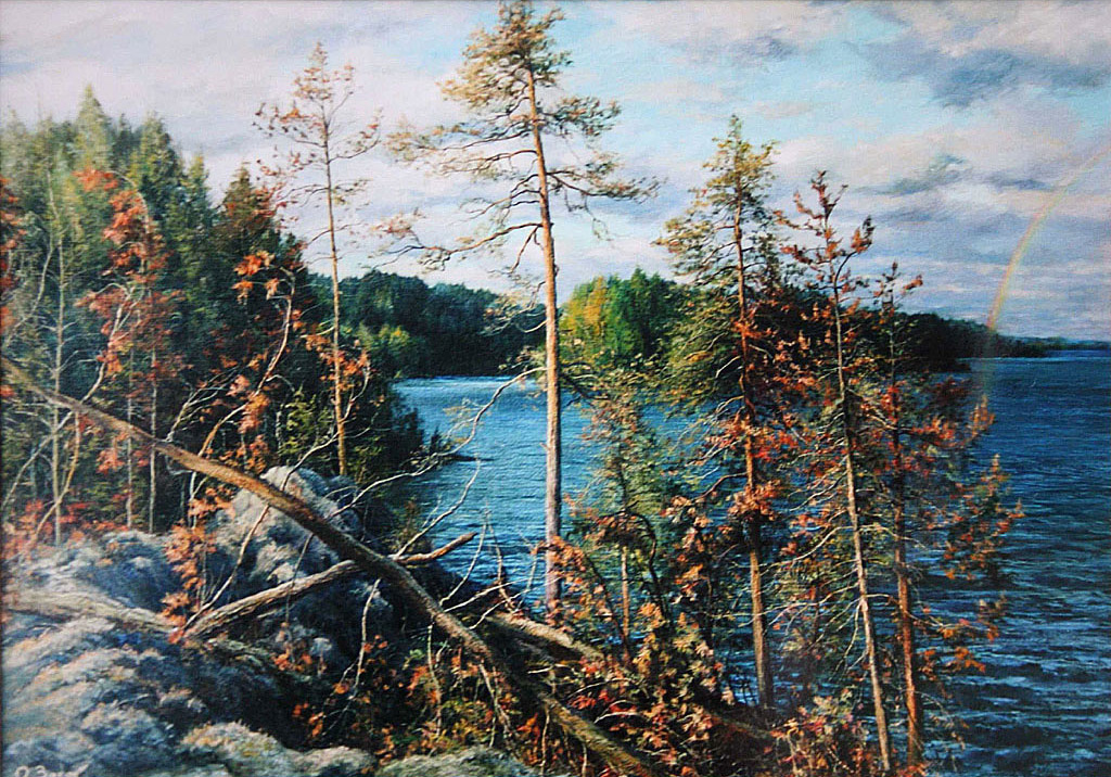 Алексей Зотов, Кедрозеро, холст, масло, 60х80