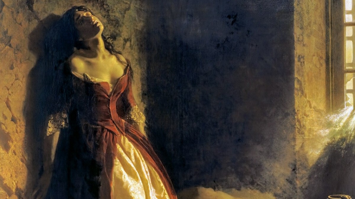 Фрагмент картины «Княжна Тараканова», Константин Флавицкий, 1864 год