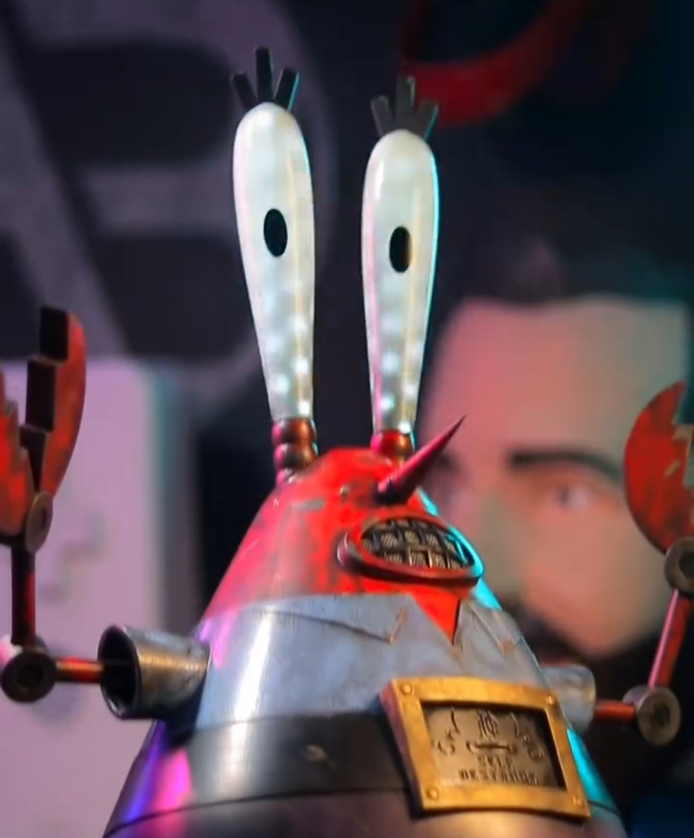 Энтузиаст 3D-печати Остин Брэдли создал робота Мистера Крабса из «Губка Боб Квадратные Штаны»