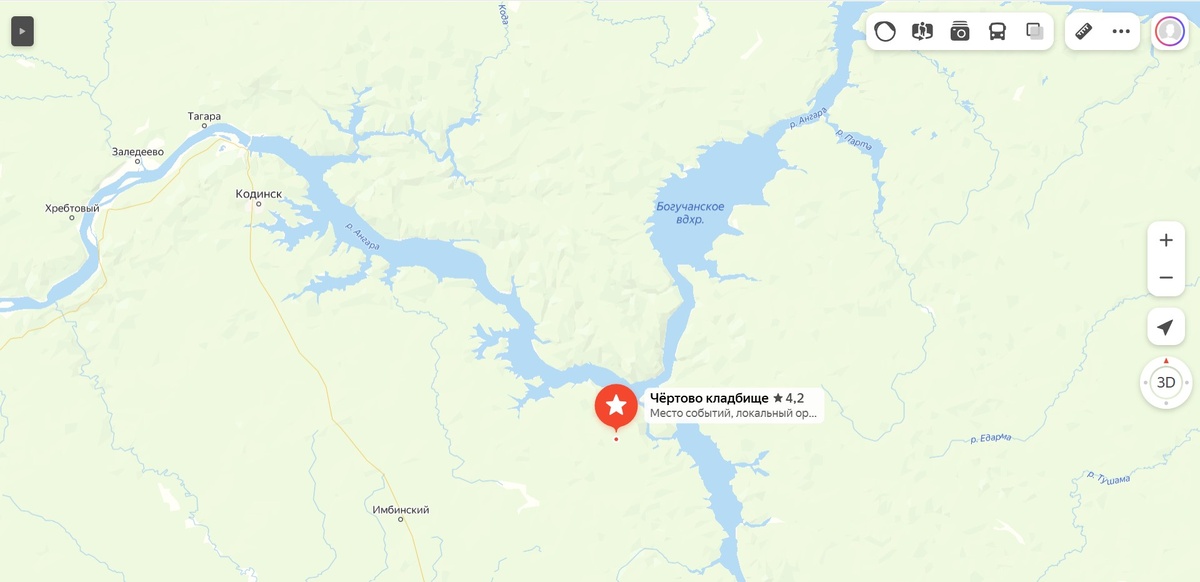 Предполагаемые координаты: 58.231836, 100.258962