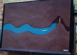 Схема сифона в пещере Крубера