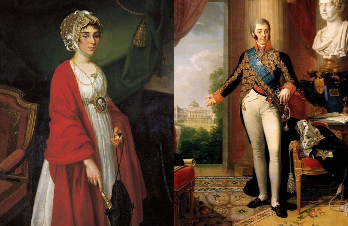 Прасковья Жемчугова и граф Николай Петрович Шереметев