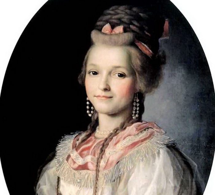 Татьяна Васильевна Шлыкова-Гранатова на портрете Н. И. Аргунова