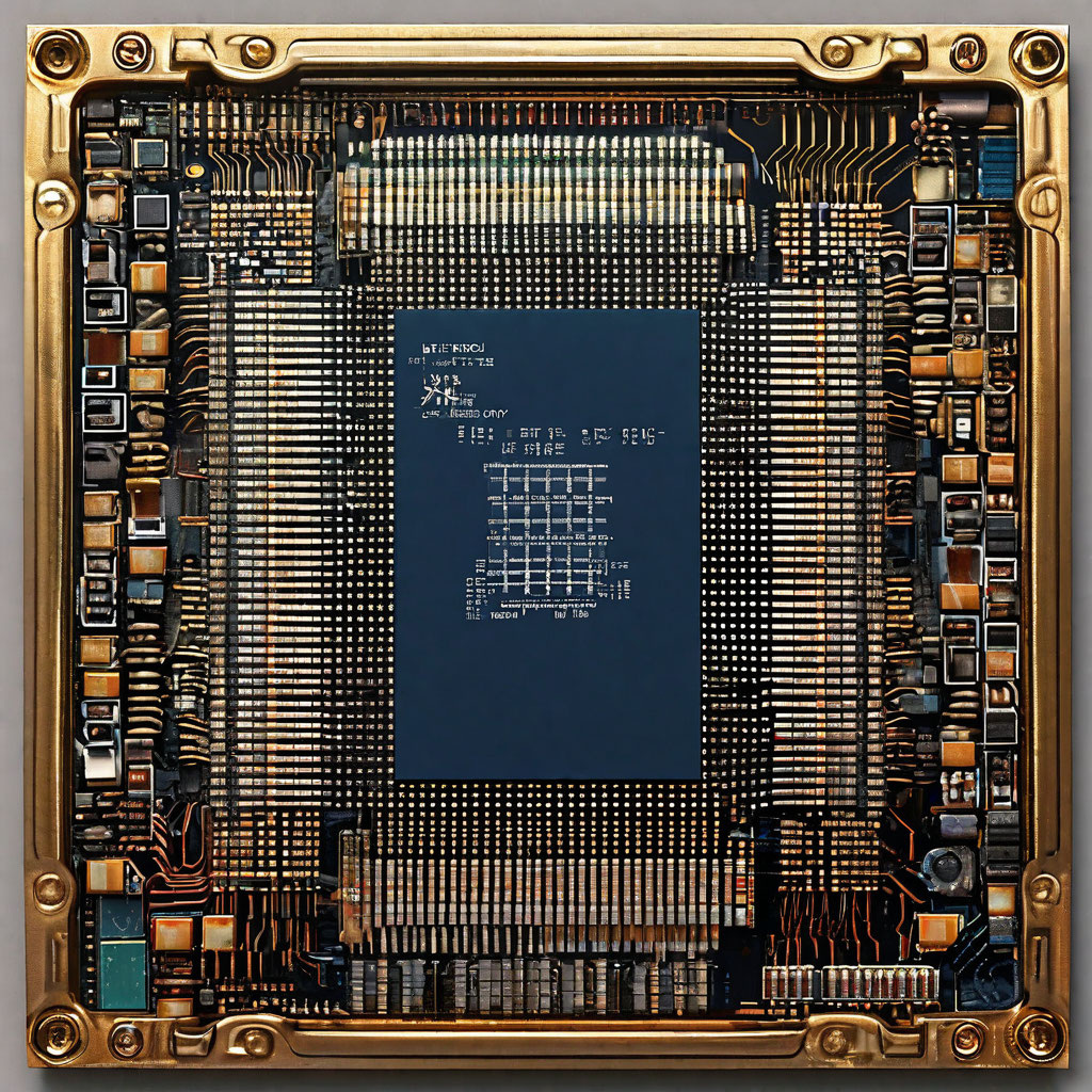 Примерная схема микропроцессора