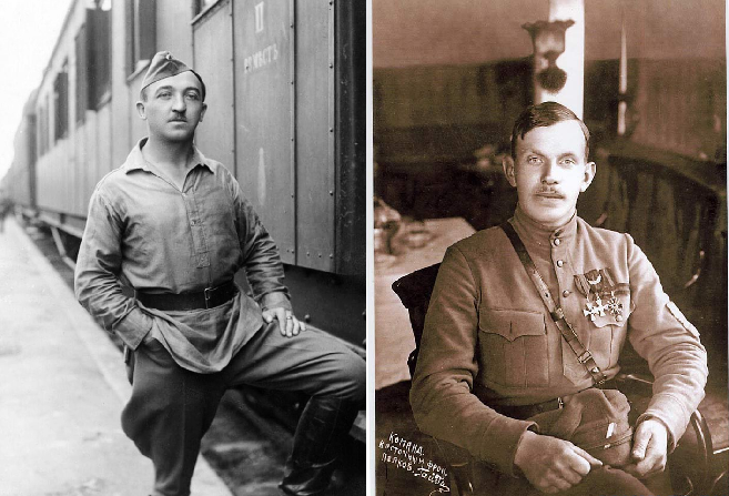 Капитаны С. Чечек и Р. Гайда. Фото из открытых источников