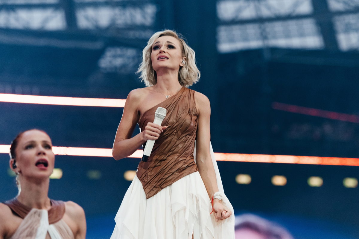 Концерт Полины Гагариной в "Лужниках" в 2024 году.