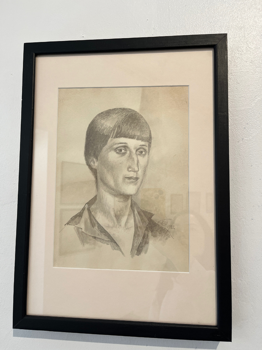 К. Петров-Водкин, портрет Анны Ахматовой, 1922