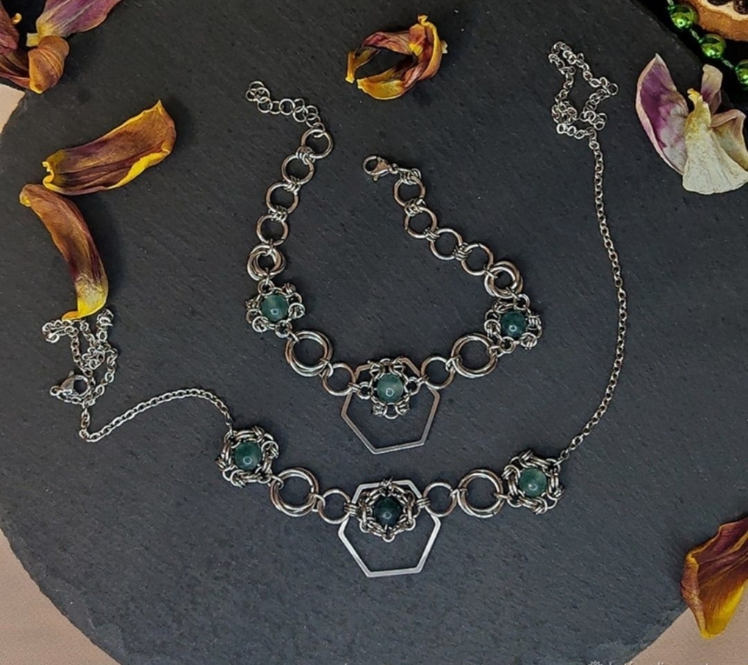 Кольчужные украшения Алены Левченко