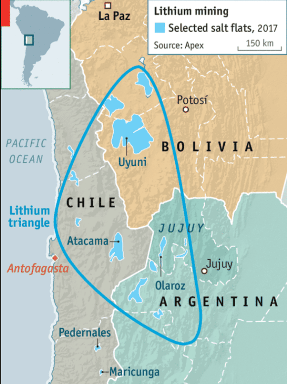    латиноамериканский «литиевый треугольник»