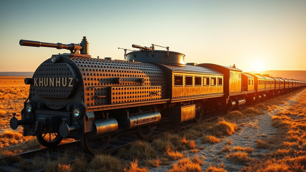 Бронепоезд Хунхуз. Только вперёд сквозь пространство и время.
