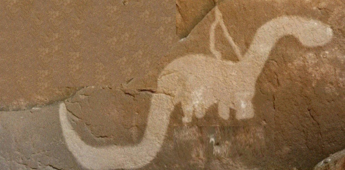 Воин анасази оседлал динозавра? (Фото: sun9-16.userapi.com).