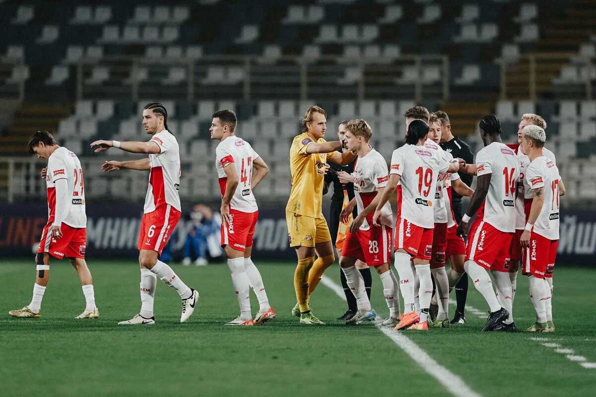 В финале Зимнего Кубка РПЛ "Спартак" уступил "Зениту" (0:3). фото ФК Спартак