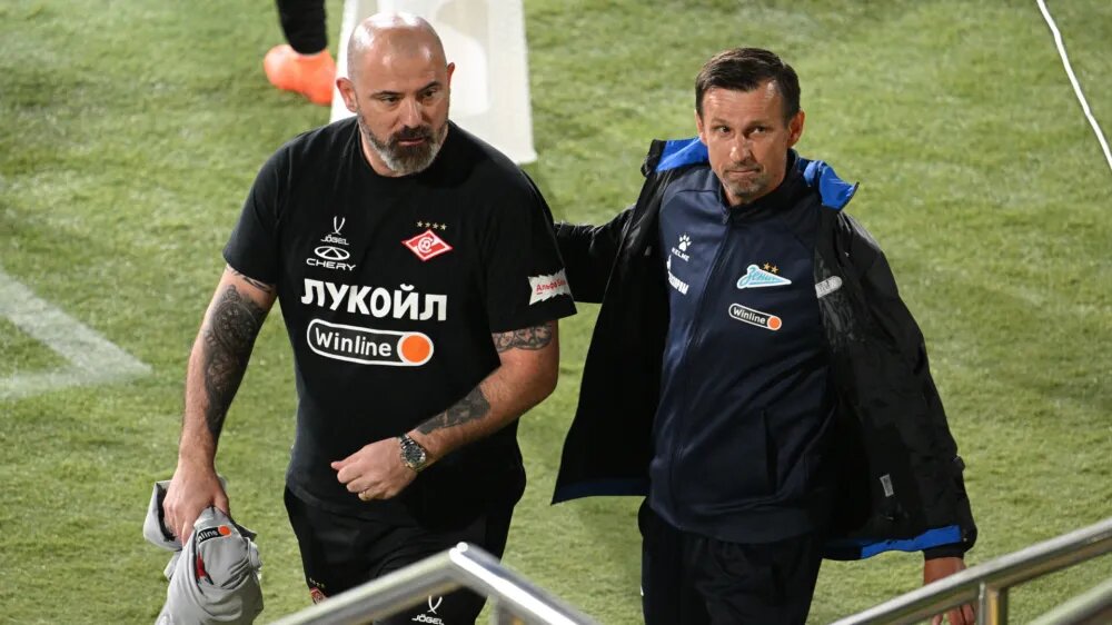 Деян Станкович и Сергей Семак 