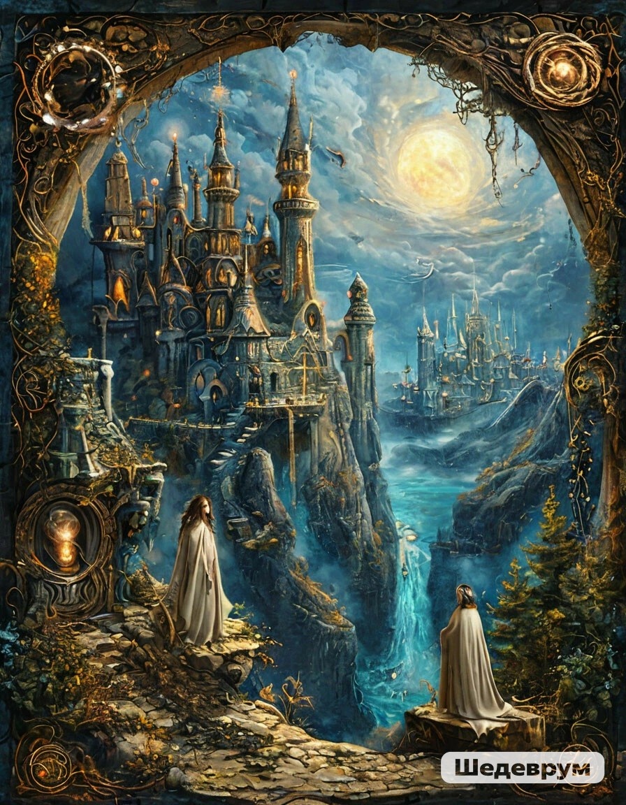 Специально создала в Шедевруме этот арт.