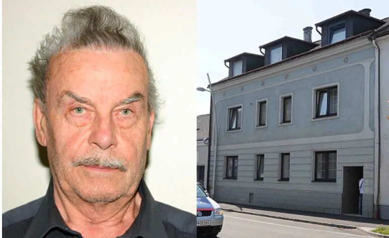 Йозеф Фритцль и его дом, под которым был оборудован подвал