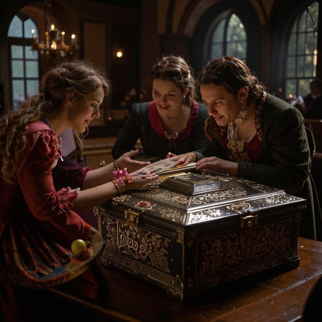 Поведение Коробочки с другими персонажами.