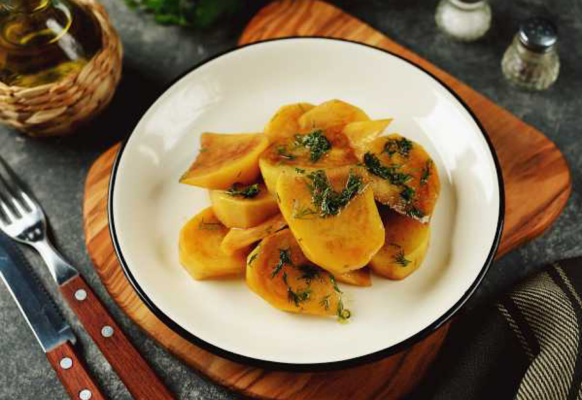 Пареная репа фото с  iamcook.ru